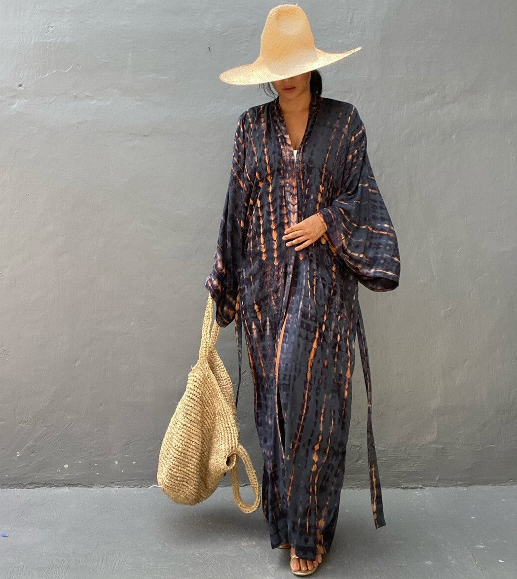 Damen Kaftan Kleid GR