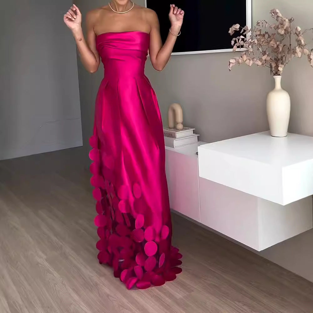 Damen Abendkleid mit aufregendem schichten Design und raffinierten Details GR