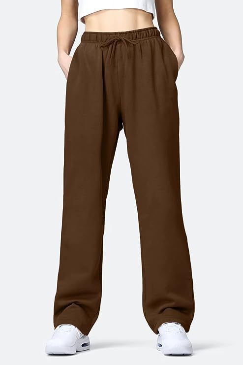 Damen Bequeme Freizeithose mit elastischem Bund und seitlichen Taschen GR