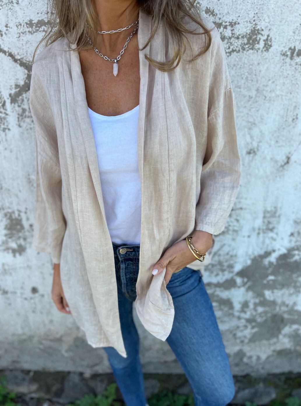 Women's casual summer jacket size