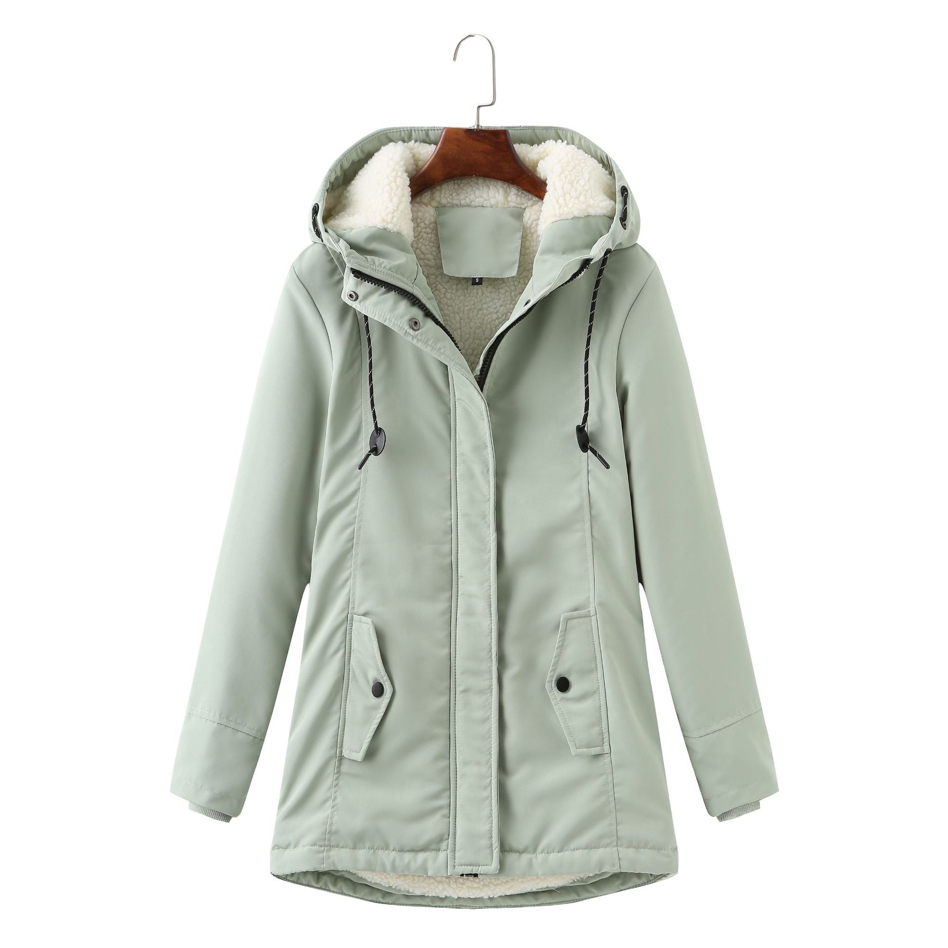 GR | Casual winter jacket with fur lining for women