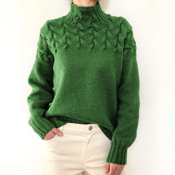 GR | Eleganter Rollkragenpullover