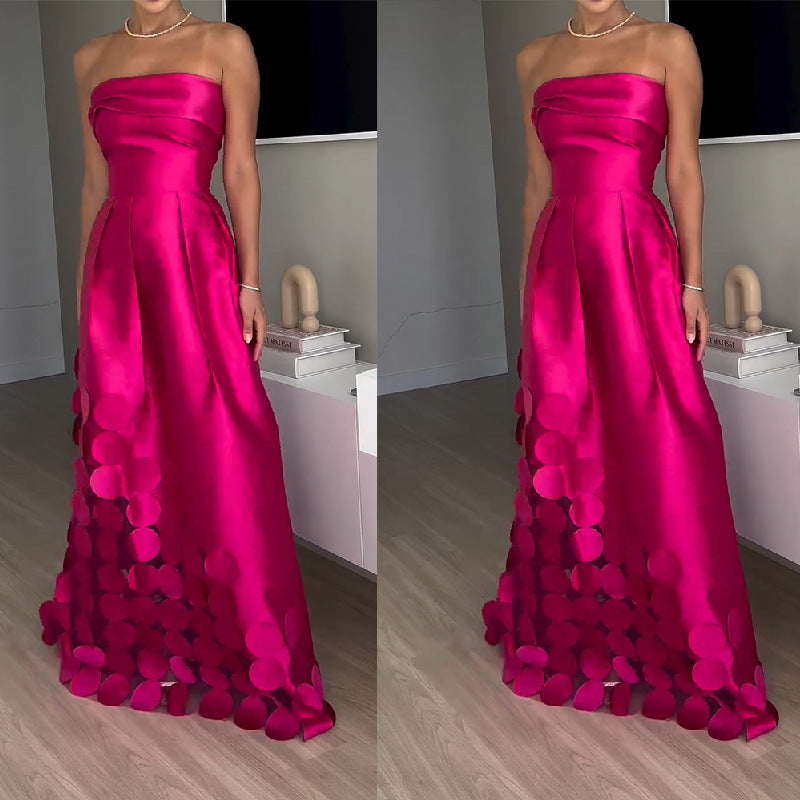 Damen Abendkleid mit aufregendem schichten Design und raffinierten Details GR