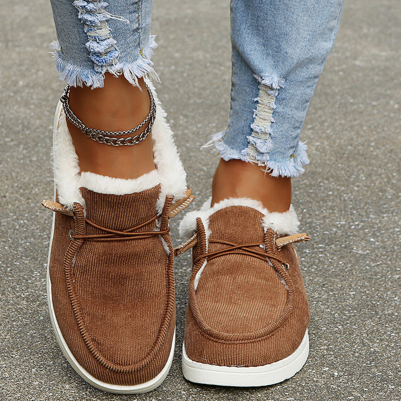 GR - Elegant winter sneakers with fur lining