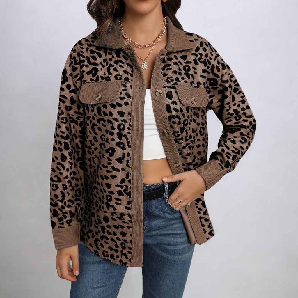 GR | Stylish leopard-print jacket