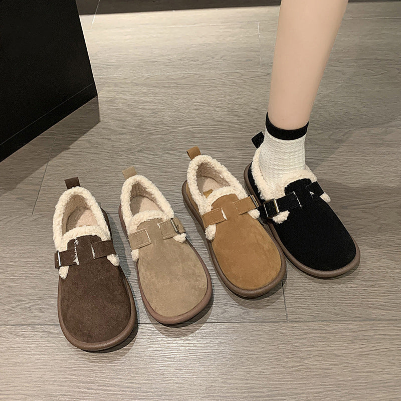 GR | Warm and Comfortable Flat Shoes
