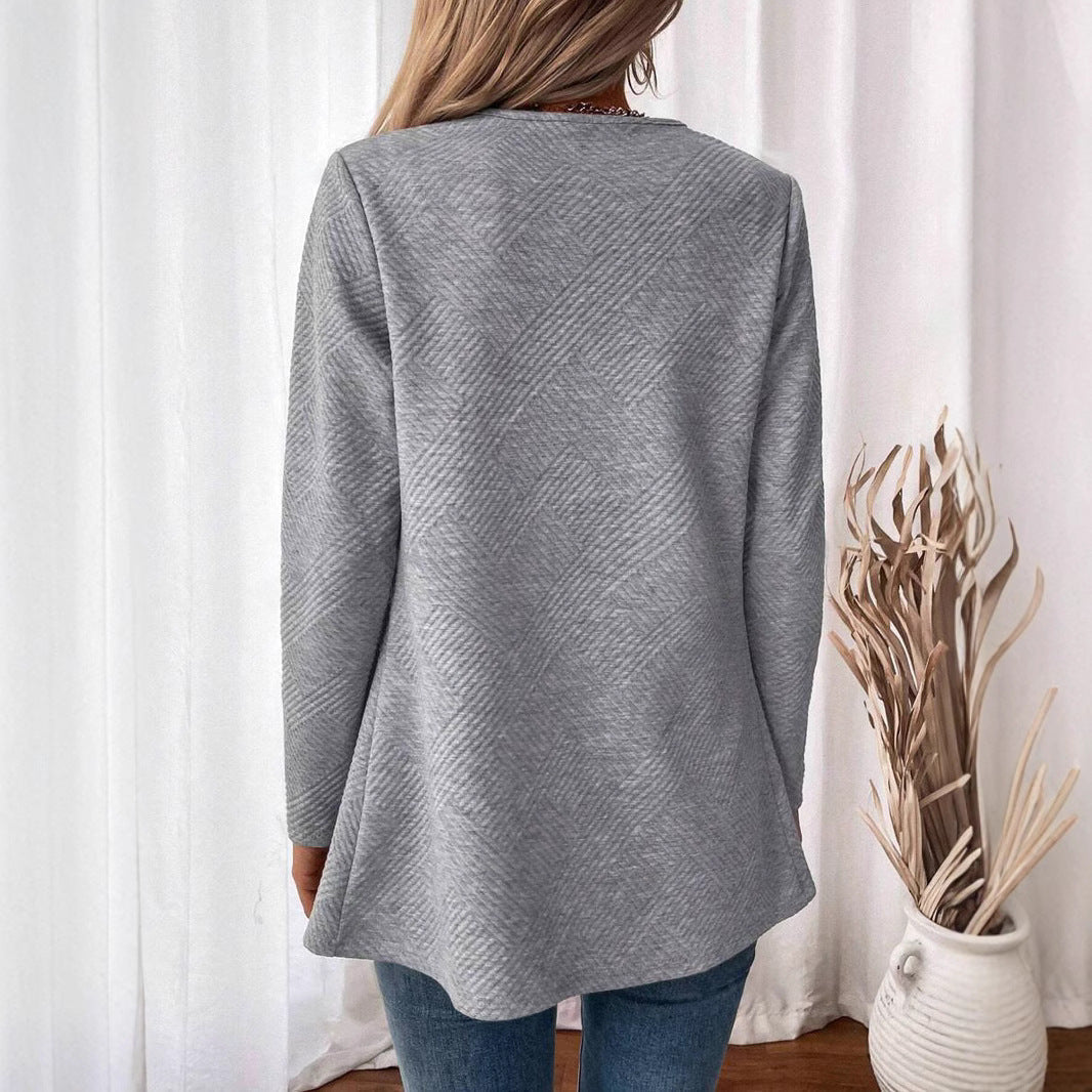 Women's slim-fit cardigan – Minimalist & elegant commuter style