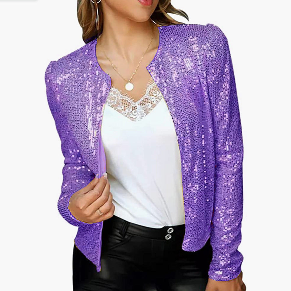 GR | Elegant sequined jacket for women