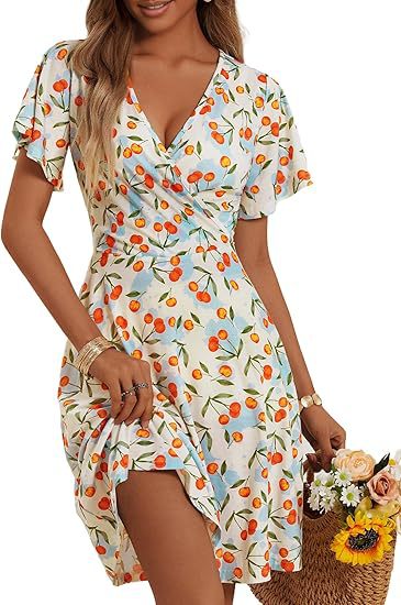 Blossomé™ - Elegant floral mini dress for women