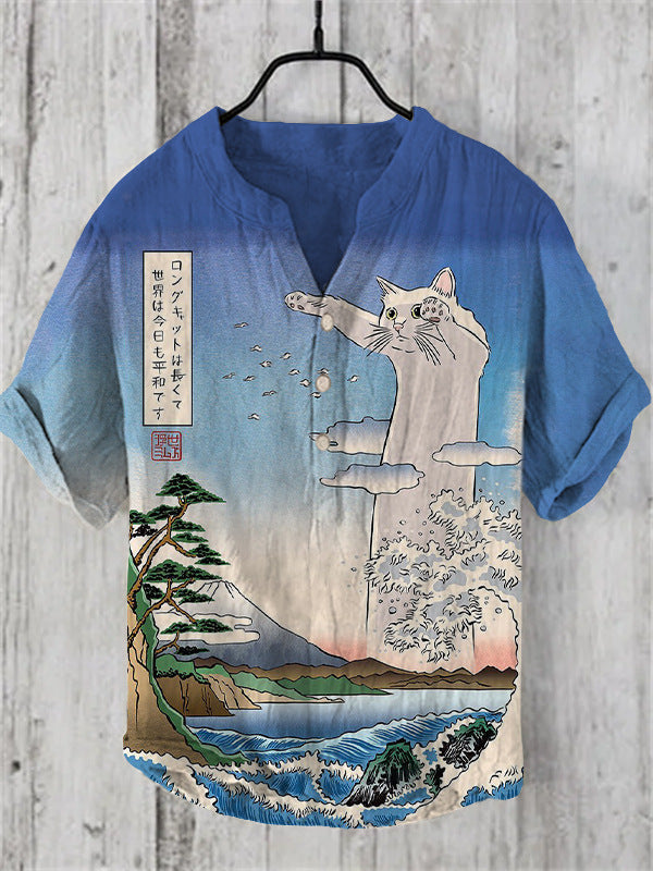 GR | Japanese shirt made of linen blend