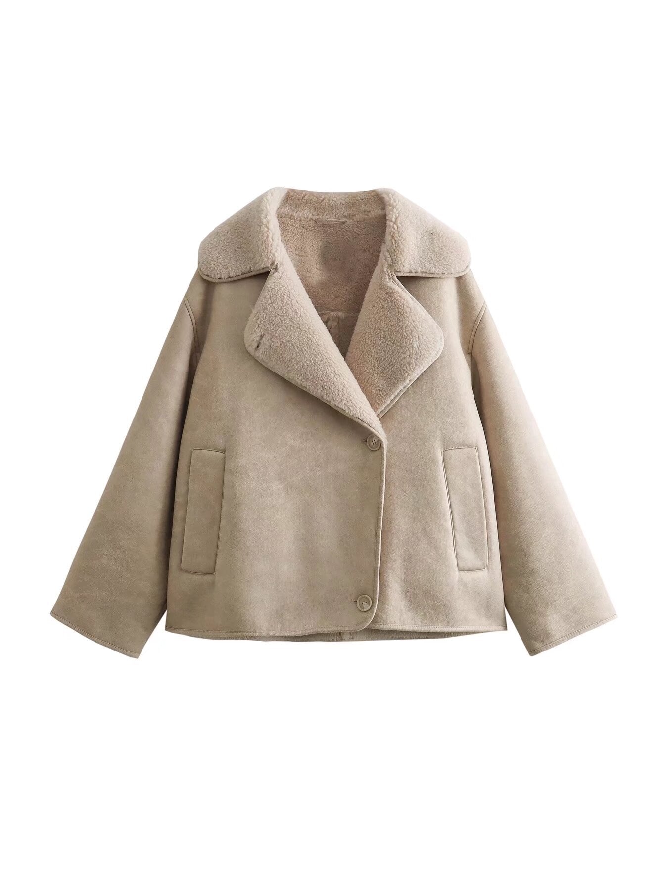 GR | Classic Short Leather Jacket Women's