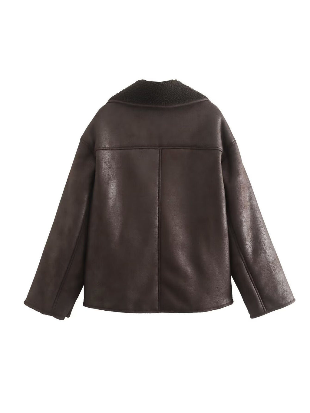 GR | Classic Short Leather Jacket Women's