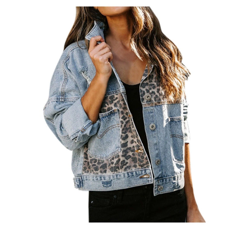 Damen lässige Jacke mit modernen Mustern GR