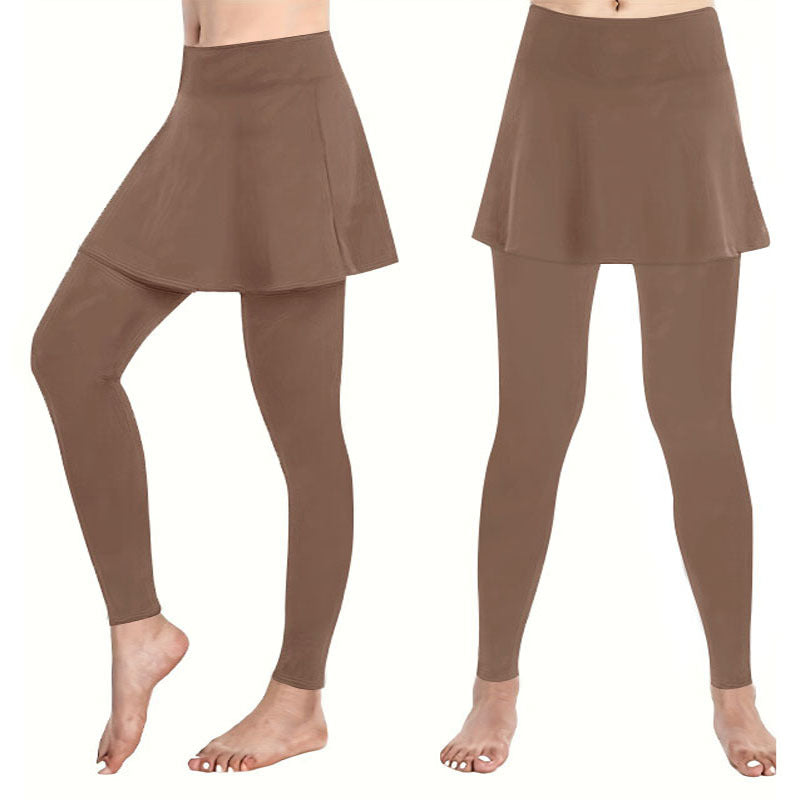Damen Leggings mit schwingendem Rock GR