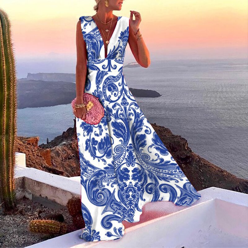 GR - Luxuriöses Sommerkleid für Frauen