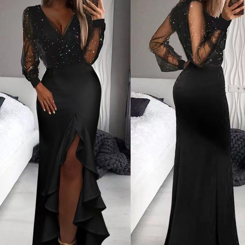 GR | Elegant commuter long skirt dress