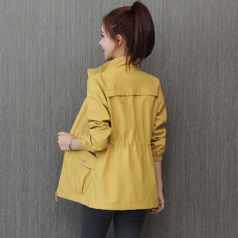 GR | Trench Coat with Zipper for Women