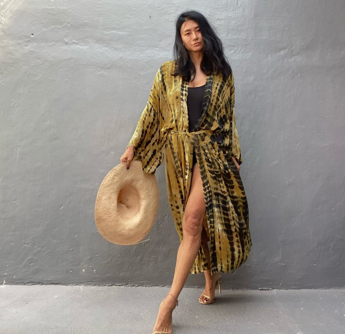 Damen Kaftan Kleid GR
