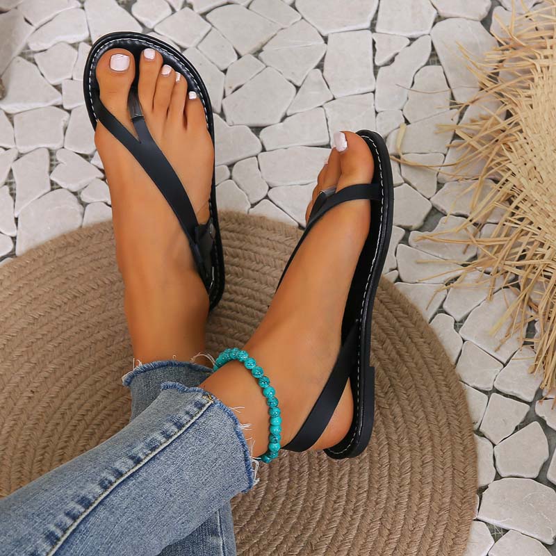 GR | Minimalist Sandals with Buckle for Women