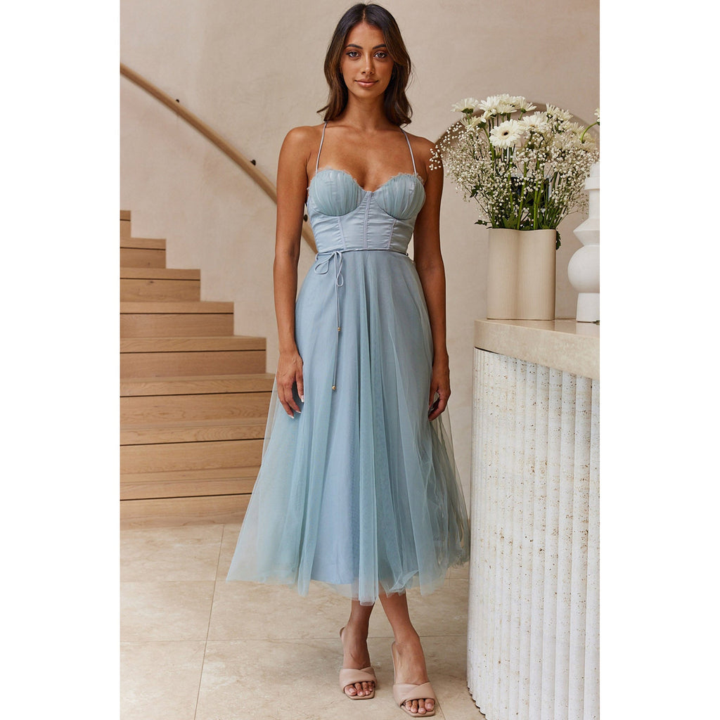 GR | Spring Summer Sexy Sling Casual Dress Holiday Multi-Color Women's Clothing Dress
