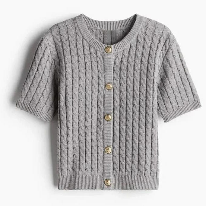 Damen Kurzarmstrickjacke GR