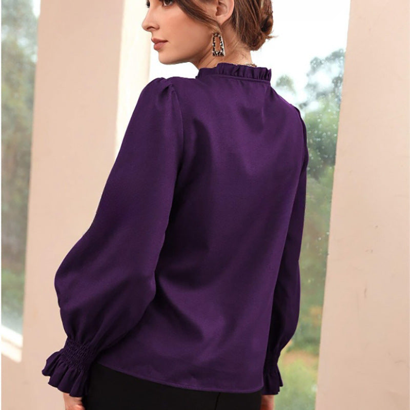 GR | Satin Langarmshirt