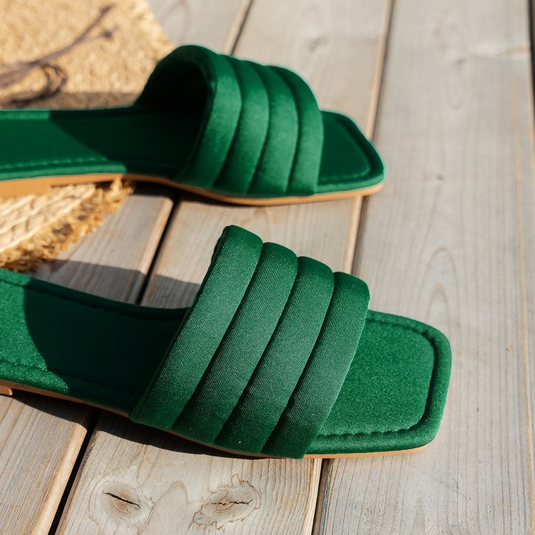 Women's comfortable and stylish mules with padded strap, size S