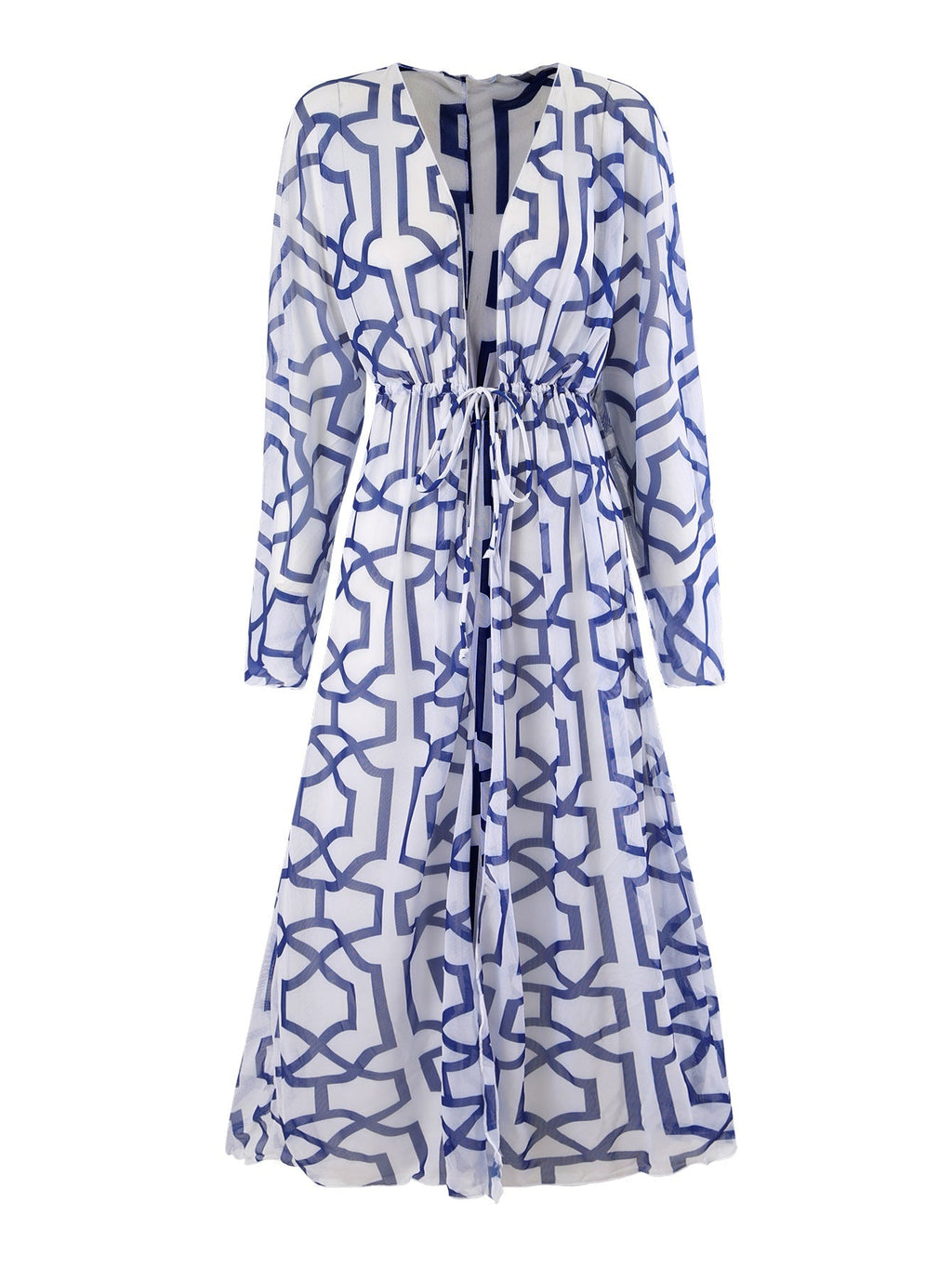 Women's swimsuit with elegant kimono and sophisticated belt, size S