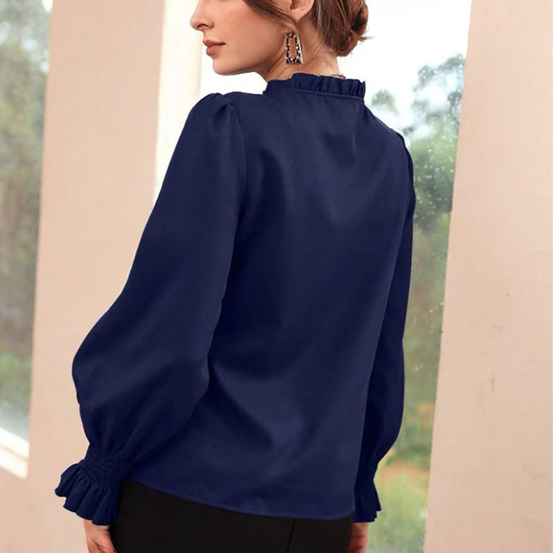 GR | Satin Langarmshirt