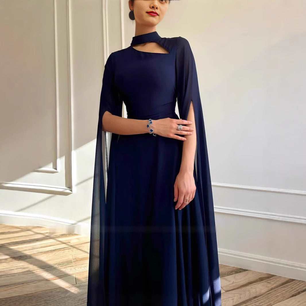 GR | Lightweight chiffon party cape