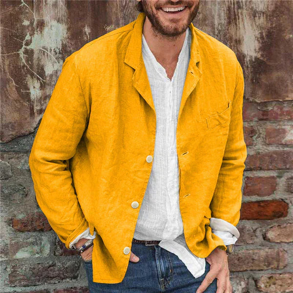 GR | Jacket made of cotton and linen