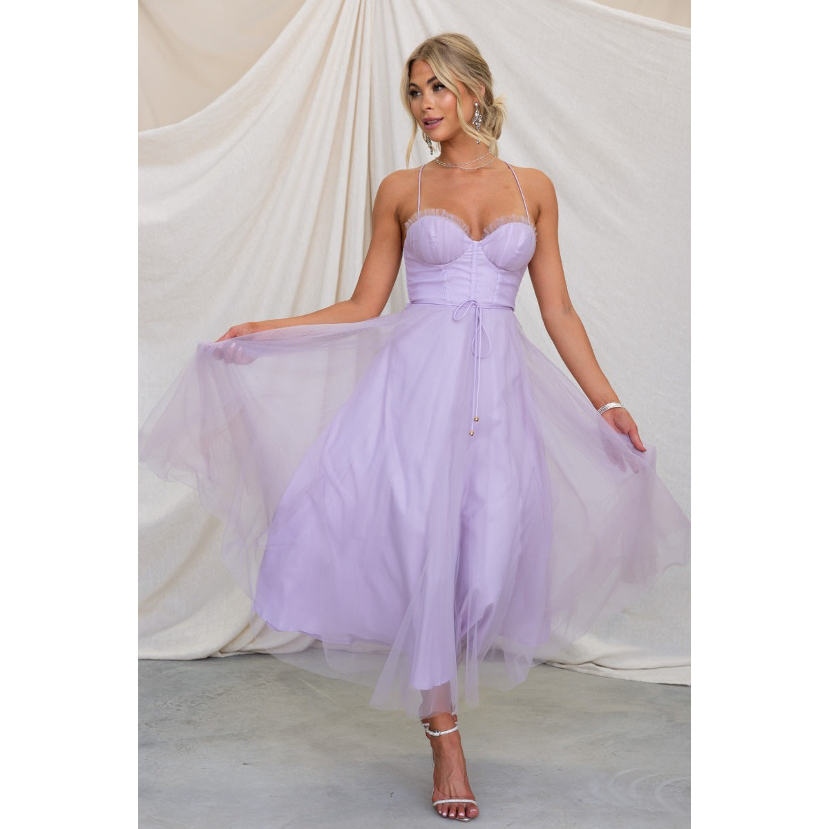 GR | Spring Summer Sexy Sling Casual Dress Holiday Multi-Color Women's Clothing Dress