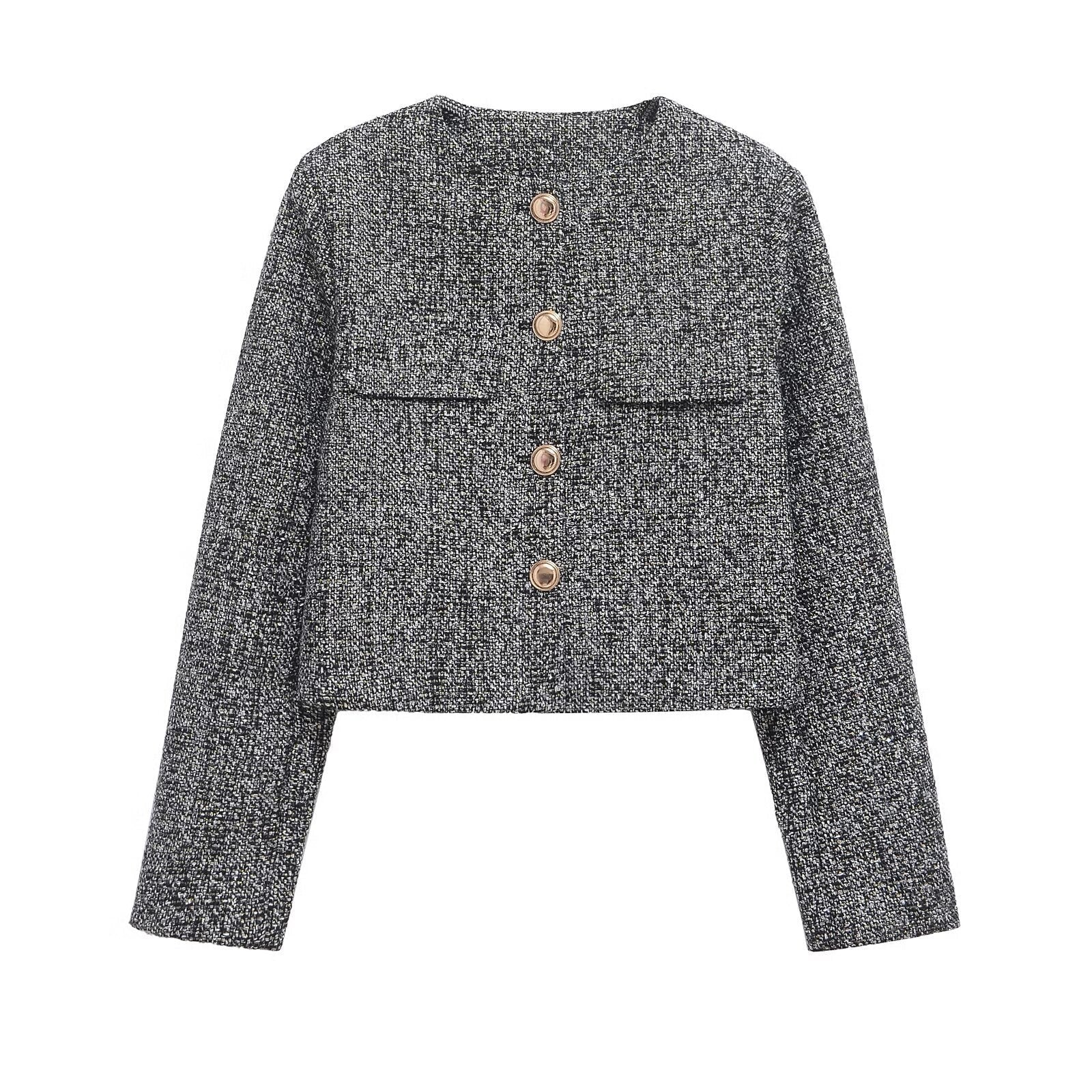 GR | Textured little Chanel-style jacket 