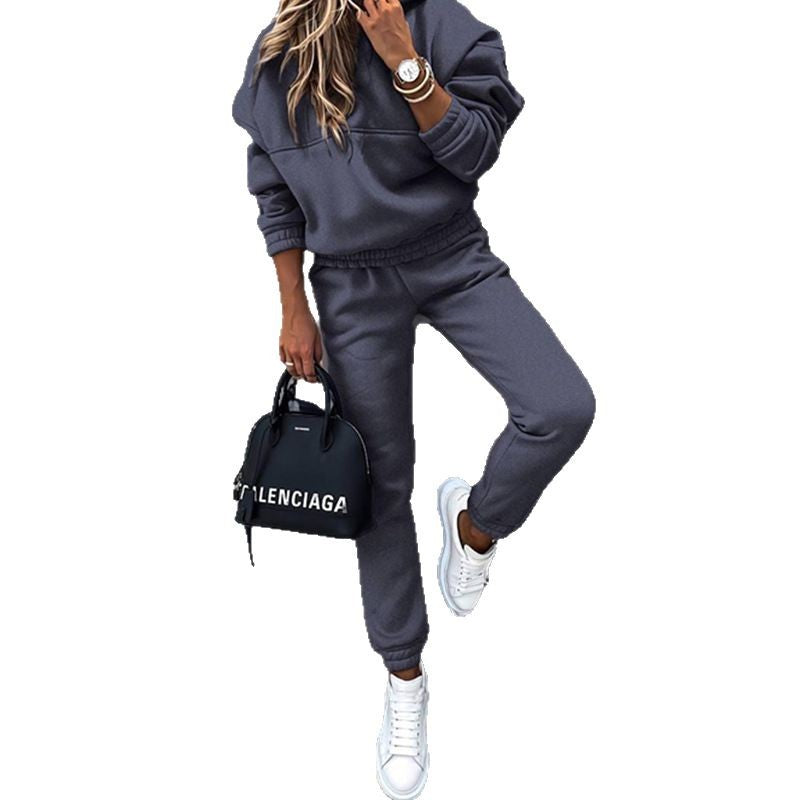 Damen Sportliches Lounge-Set mit weitem Schnitt und bequemen Materialien GR