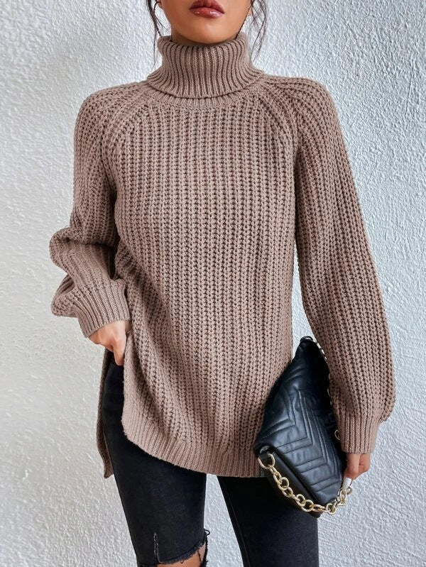 GR - Gemütlicher Strick-Rollkragenpullover