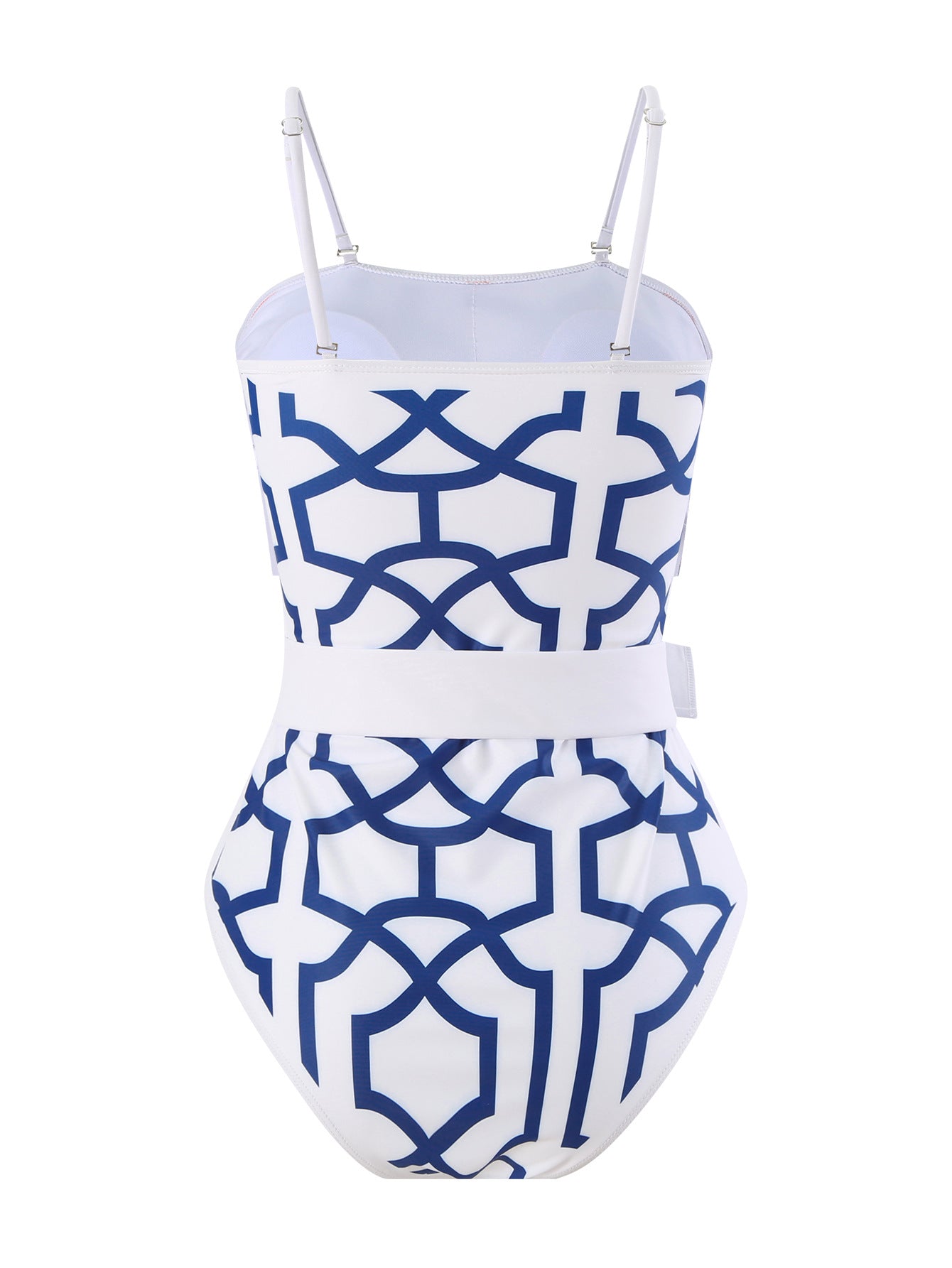 Women's swimsuit with elegant kimono and sophisticated belt, size S