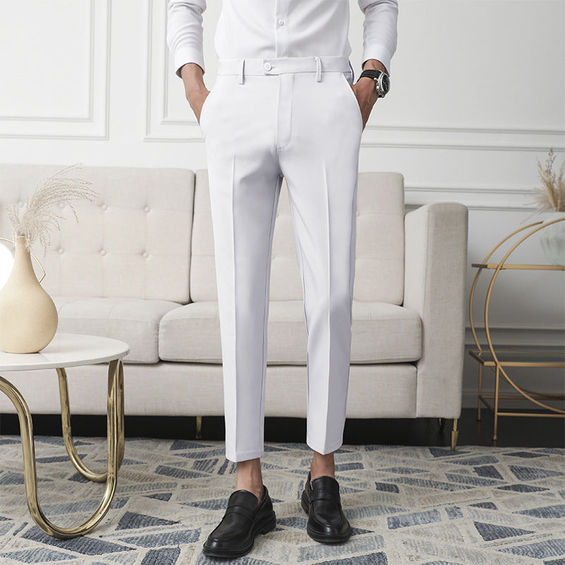 GR | Klassische Slim Fit Hosen Für Männer
