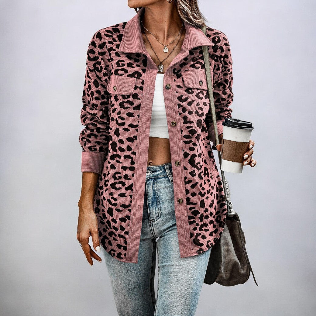 GR | Stylish leopard-print jacket