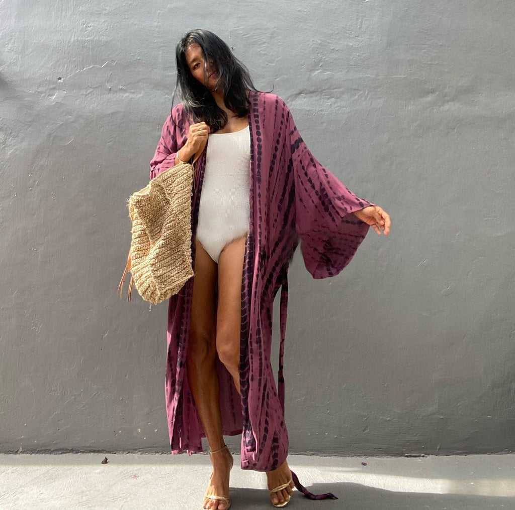 Damen Kaftan Kleid GR