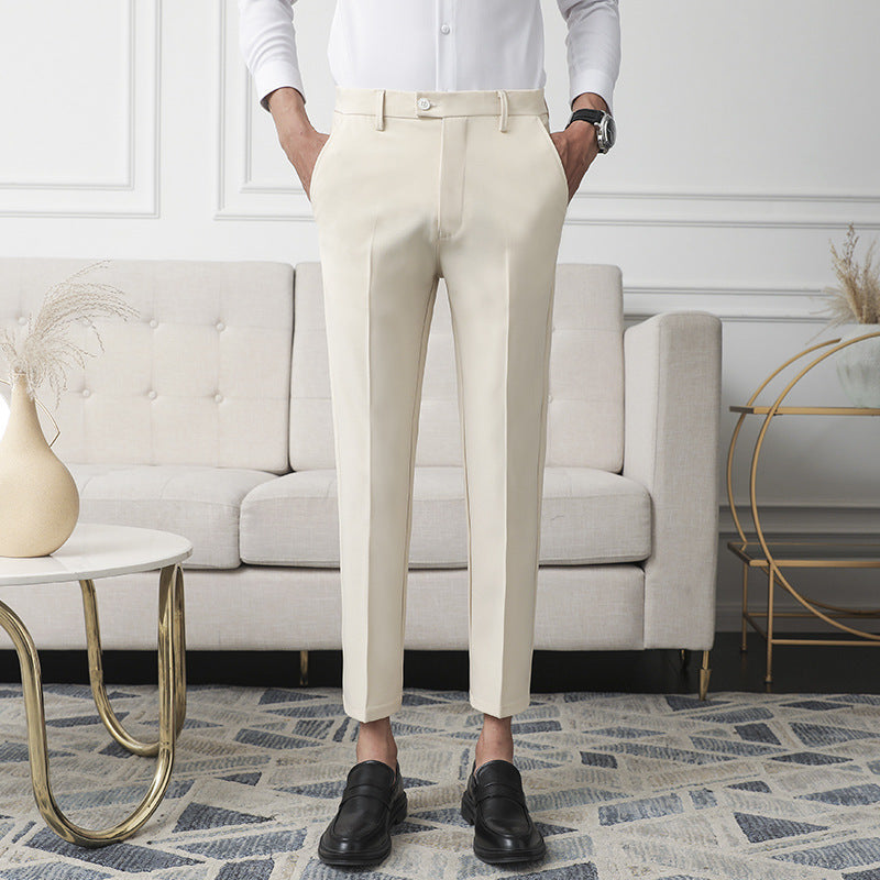 GR | Klassische Slim Fit Hosen Für Männer