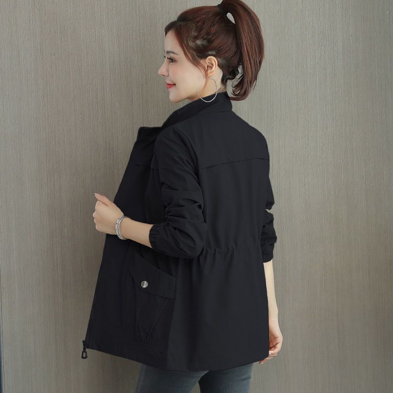 GR | Trench Coat with Zipper for Women