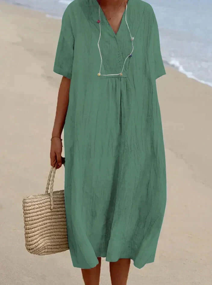 GR | Summer dress made of cotton and linen