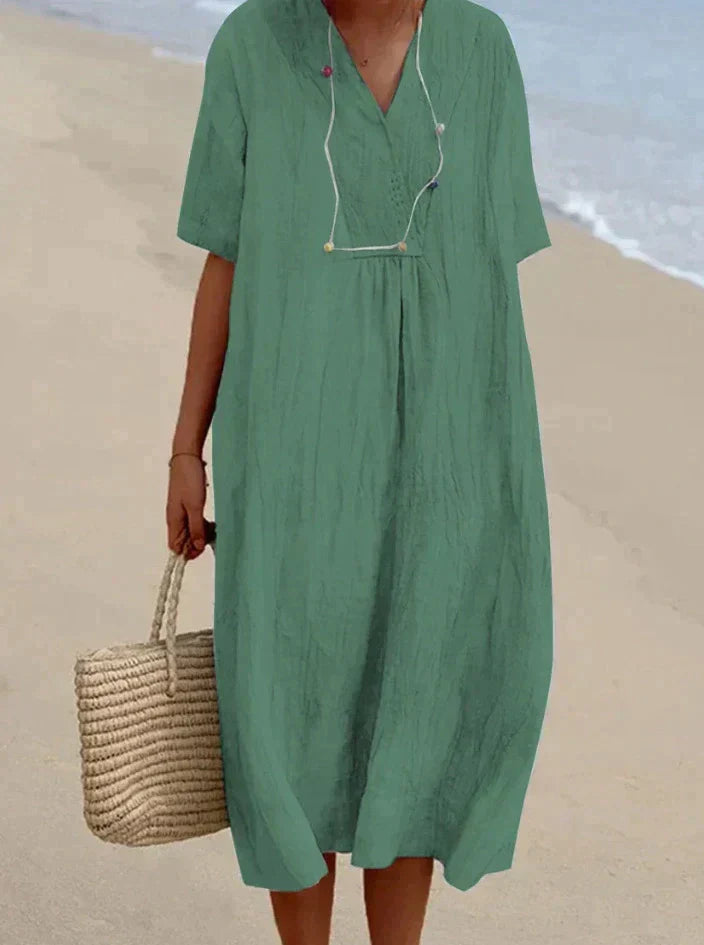 GR | Leinen Kleid