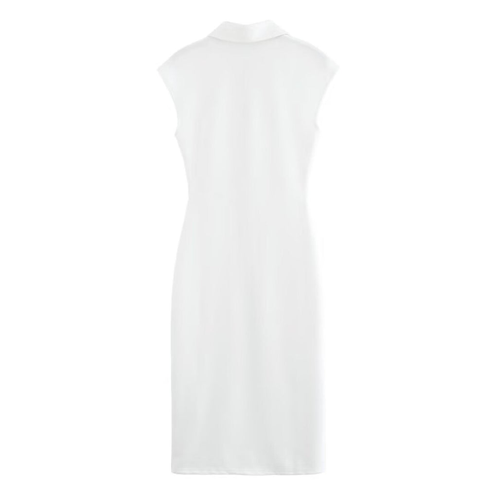 Women's shirt dress with elegant button details and a sophisticated cut, size [size]