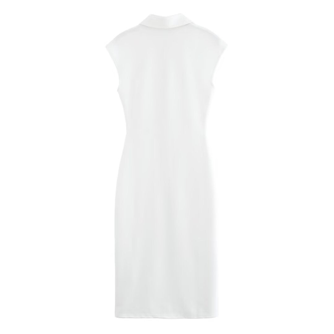 Women's shirt dress with elegant button details and a sophisticated cut, size [size]