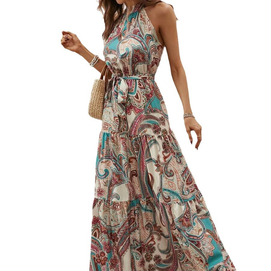 GR | Vintage Bohemian Halterkleid
