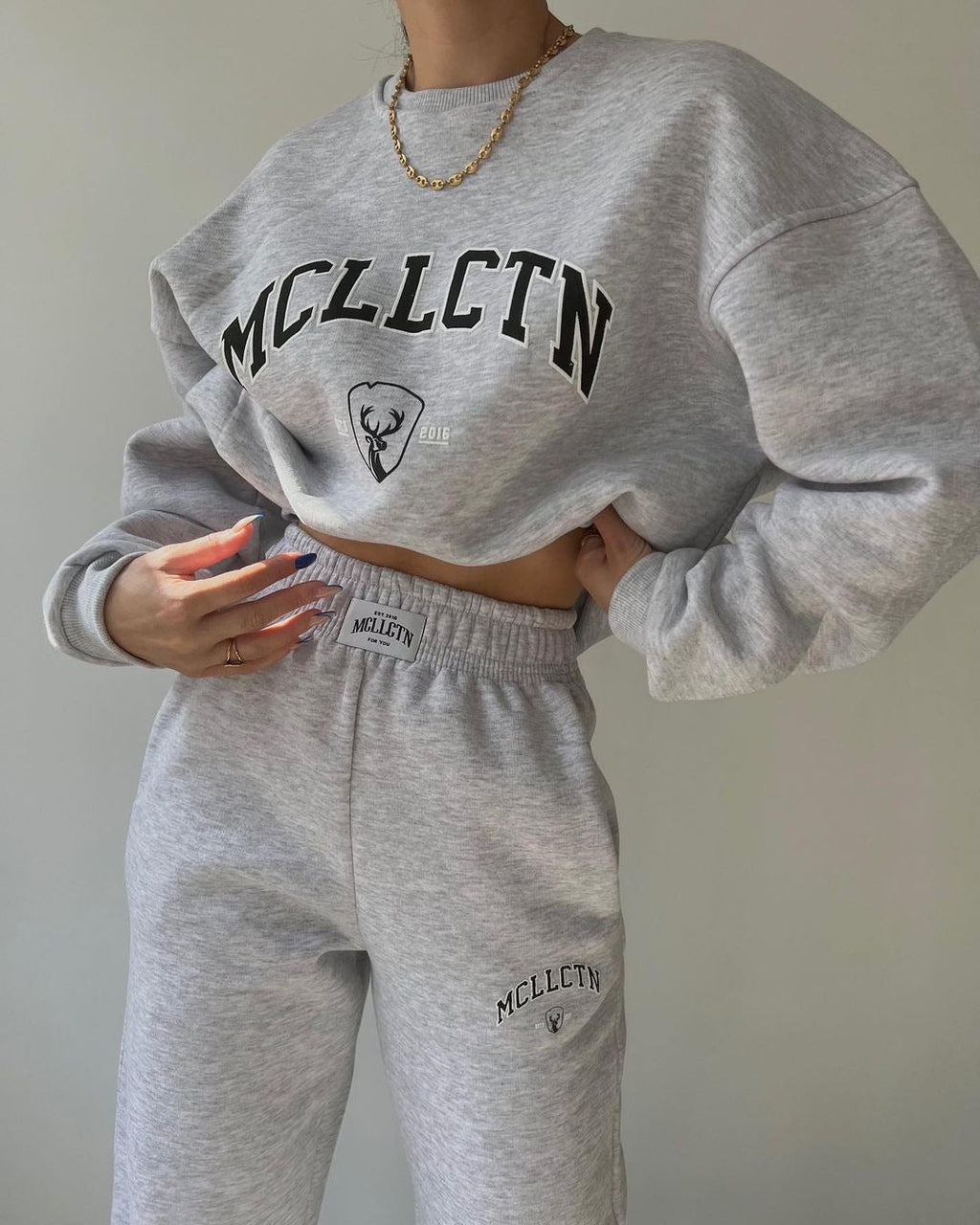Damen Sportliches Set mit hochwertigem Sweatshirt und bequemen Jogginghosen GR