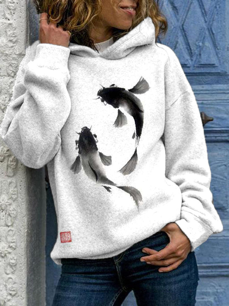 GR | Women's Sweatshirt with Puff Sleeves
