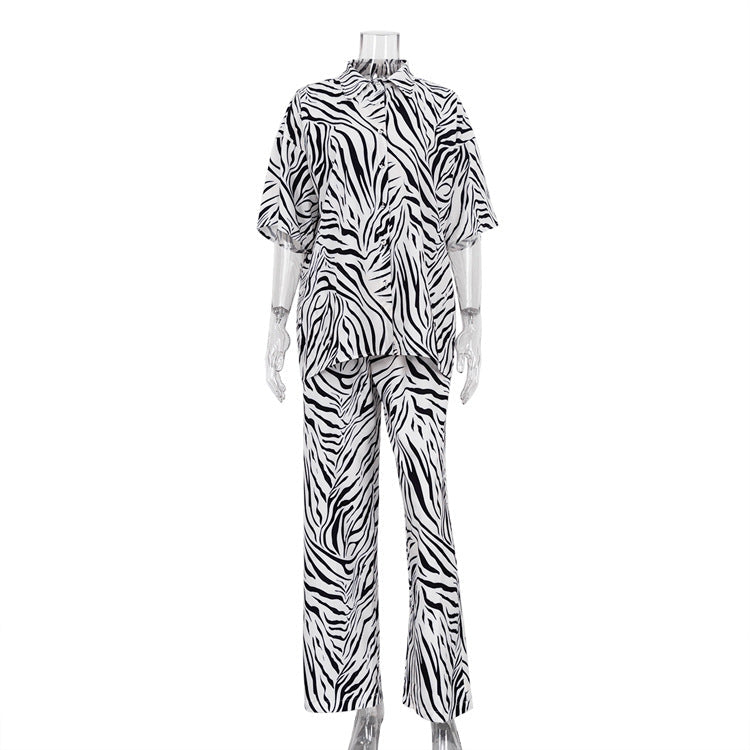 GR-Zebra-gestreifter Anzug