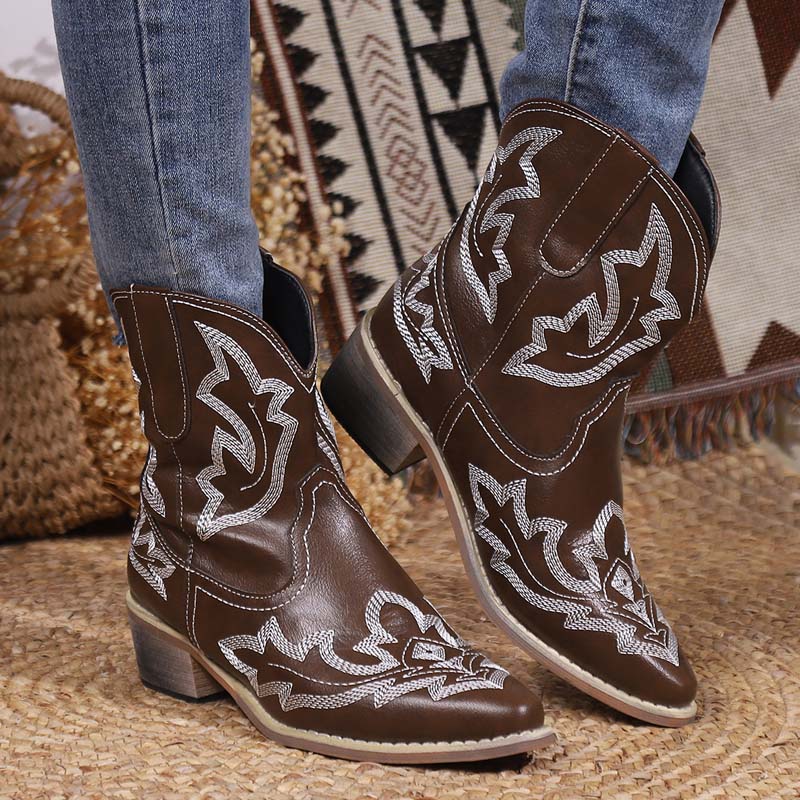 GR | Vintage Embroidered Boots